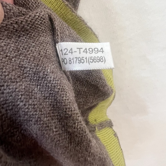 Tommy Bahama Sample Tag Dark Gray Brown Pullover Sweater Sz Large‎ Long Sleeve - Picture 10 of 13